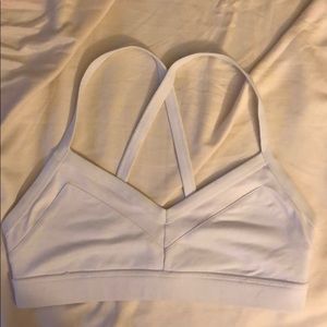 White Alo Yoga Bra